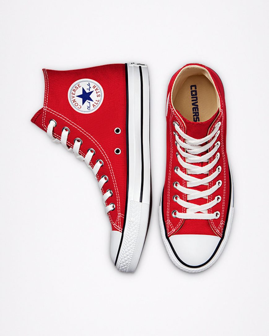 Women's Converse Chuck Taylor All Star Classic High Top Shoes Red | AU 84E9CZ
